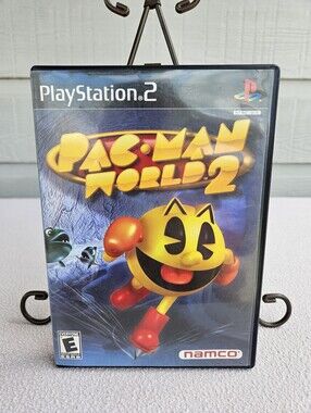 PS2 Pac-Man World 2 Sony PlayStation 2 Black Label CIB Manual Namco Memory Card